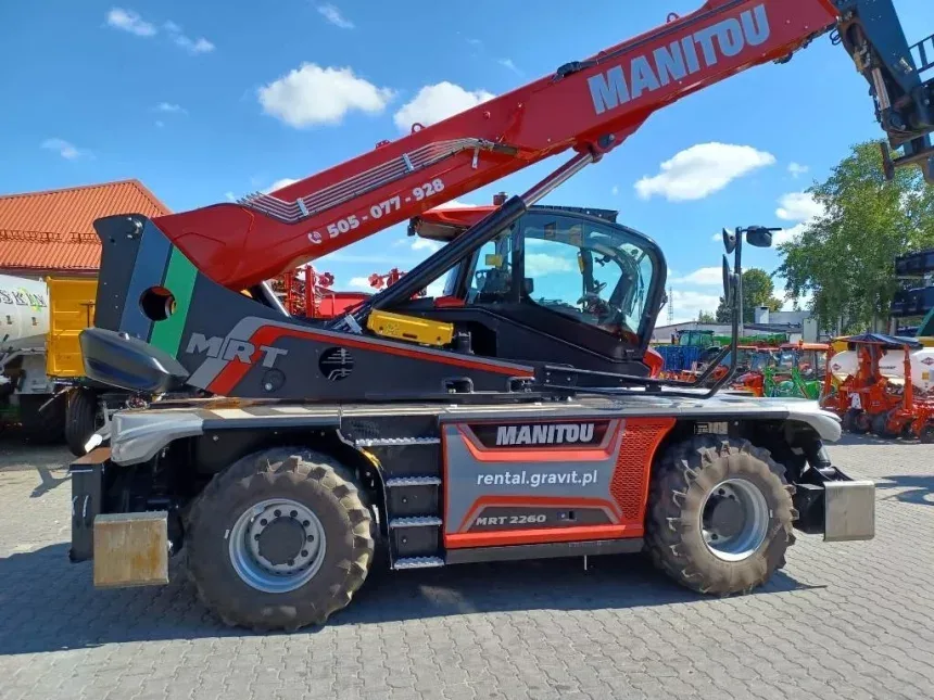 Ładowarka teleskopowa obrotowa Manitou Vision MRT 2260, miniatura zdjęcia 10 z 11.