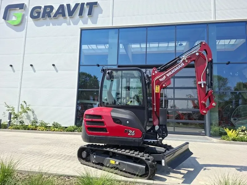Wynajem koparki gąsienicowej Yanmar SV26 - zdjęcie 1 z 11