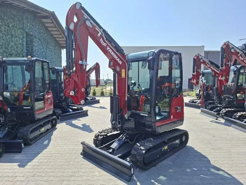 Wynajem koparki gąsienicowej Yanmar SV26, miniatura zdjęcia 2 z 11.