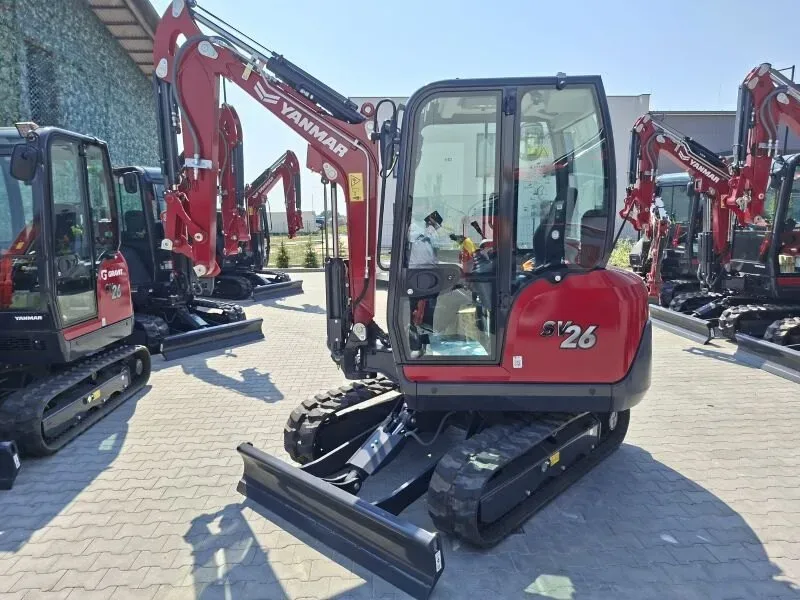 Wynajem koparki gąsienicowej Yanmar SV26, miniatura zdjęcia 3 z 11.