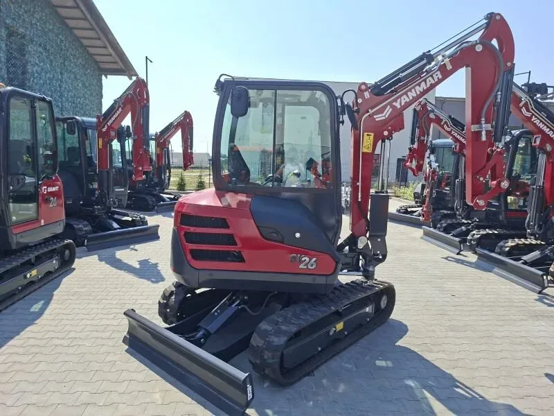 Wynajem koparki gąsienicowej Yanmar SV26, miniatura zdjęcia 5 z 11.