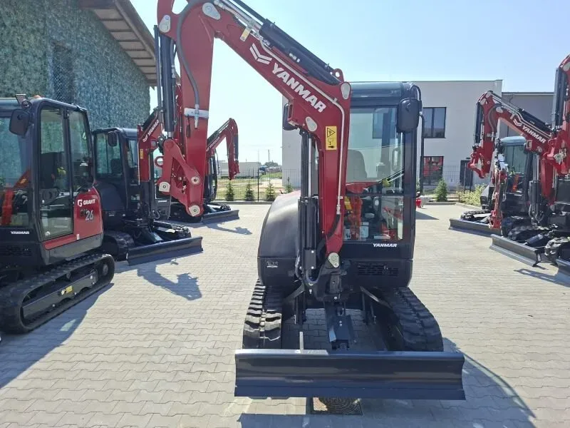 Wynajem koparki gąsienicowej Yanmar SV26, miniatura zdjęcia 6 z 11.