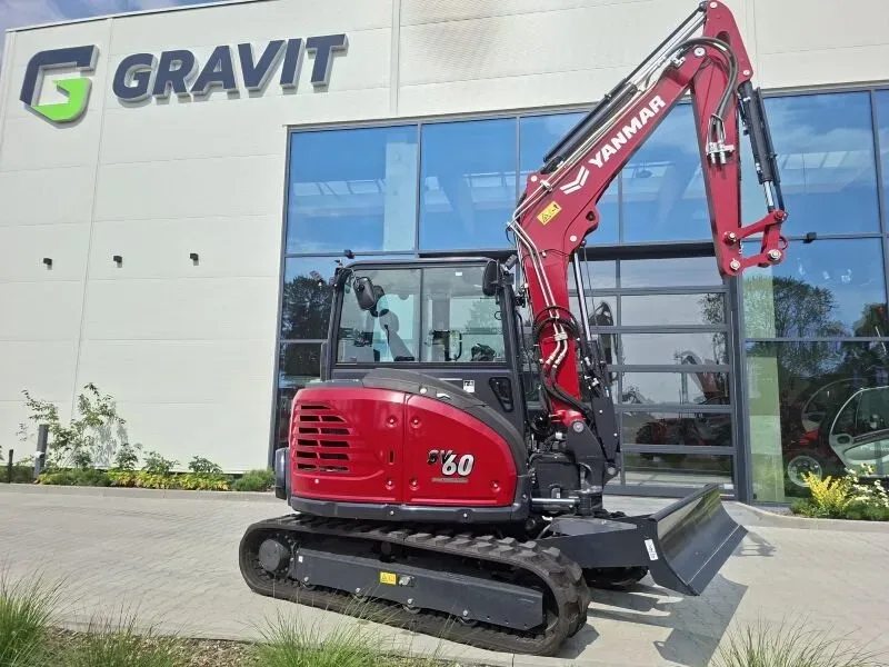 Wynajem koparki gąsienicowej Yanmar SV60 - zdjęcie 1 z 11