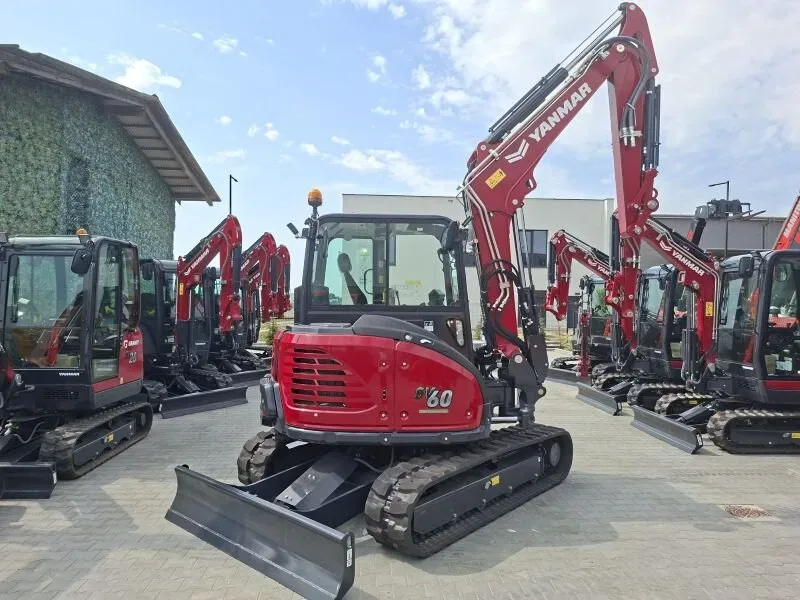 Wynajem koparki gąsienicowej Yanmar SV60, miniatura zdjęcia 2 z 11.
