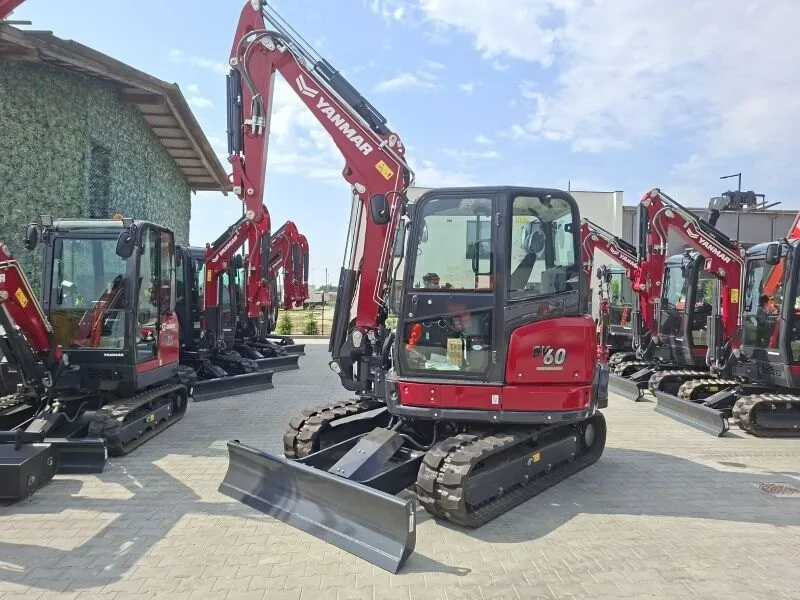 Wynajem koparki gąsienicowej Yanmar SV60, miniatura zdjęcia 3 z 11.