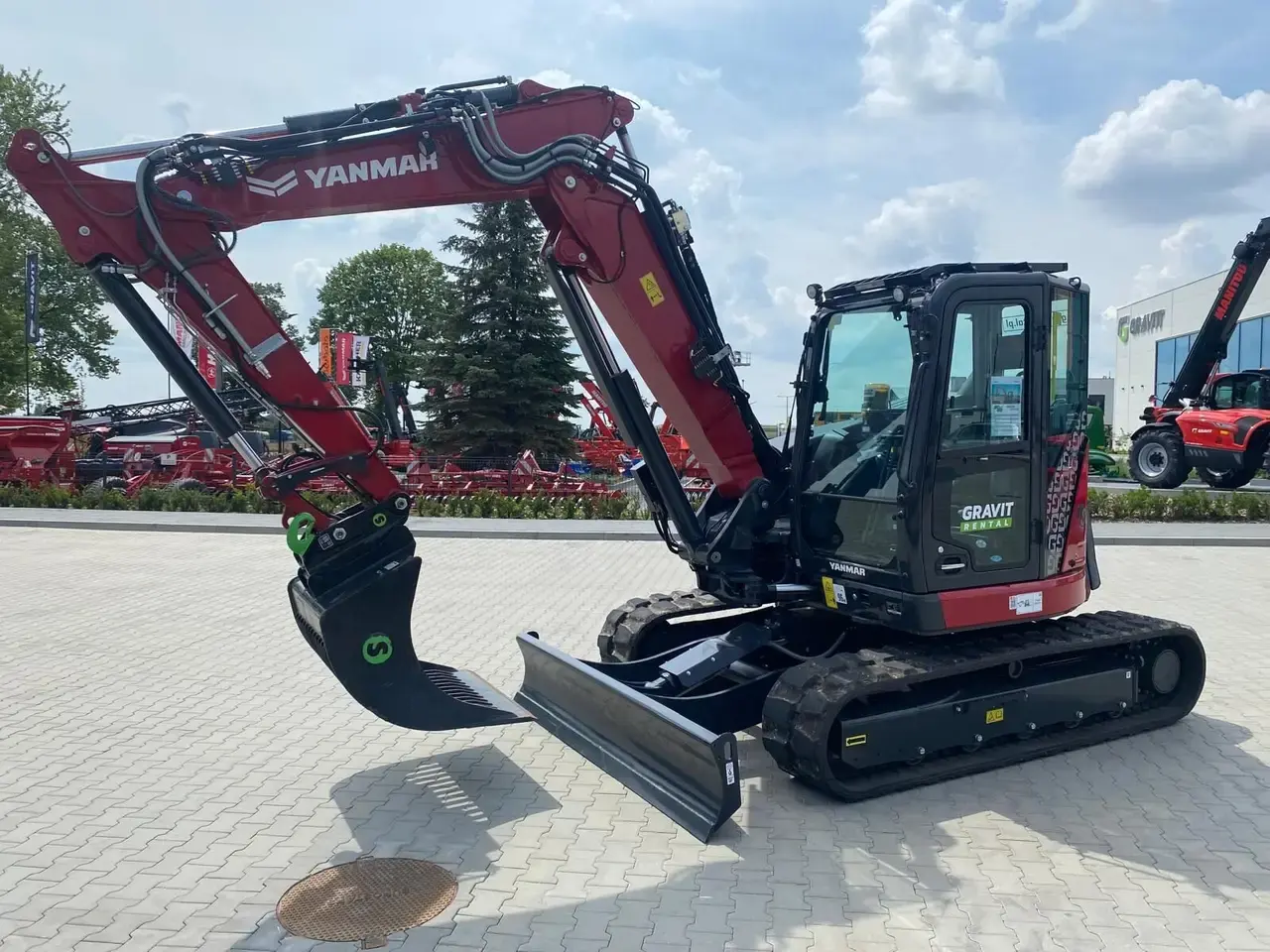 Wynajem koparki gąsienicowej Yanmar SV86 2PB, miniatura zdjęcia 4 z 11.