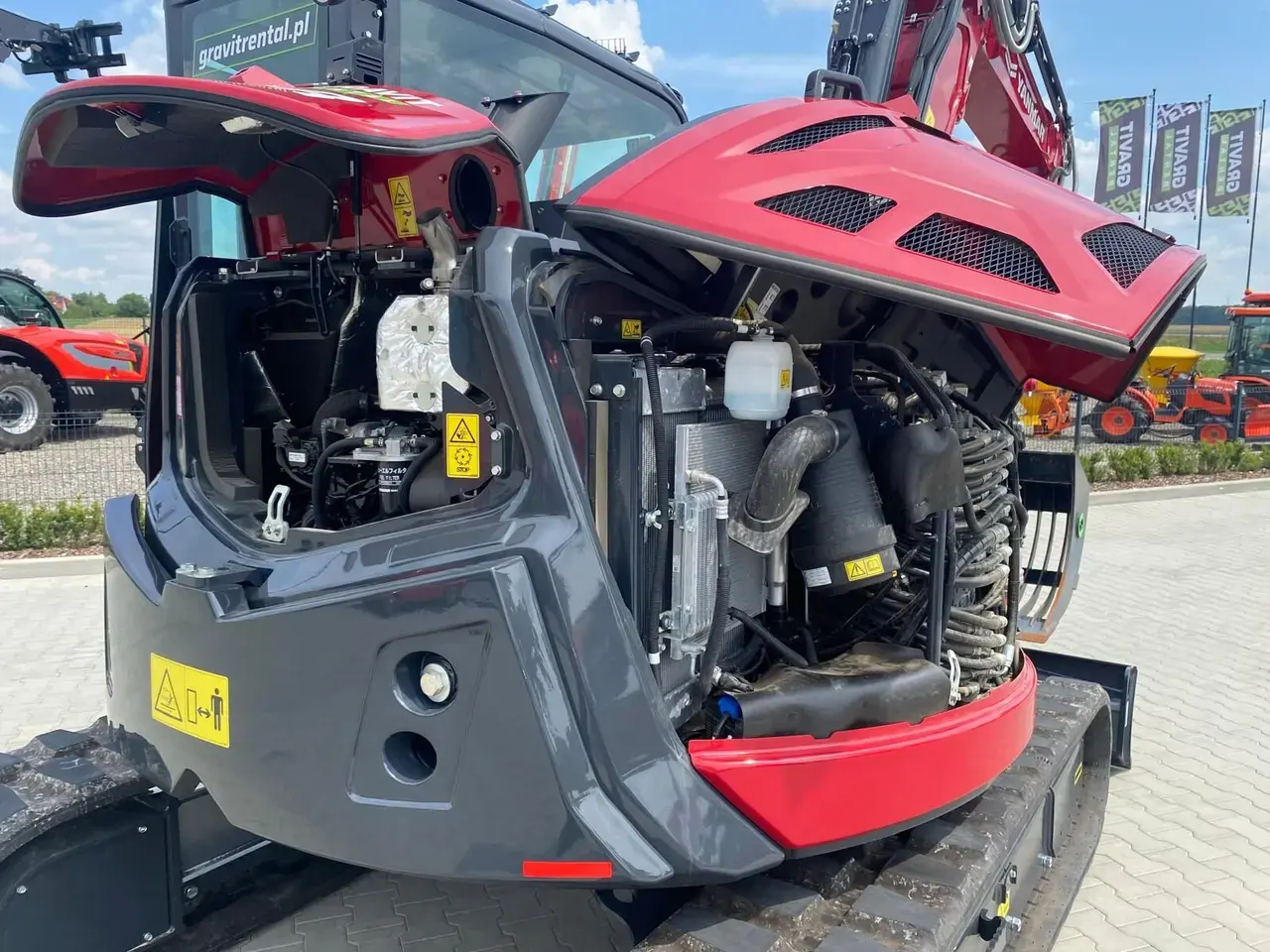 Wynajem koparki gąsienicowej Yanmar SV86 2PB, miniatura zdjęcia 10 z 11.